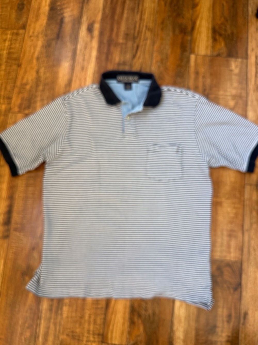 Old School Knit Striped Shirt M